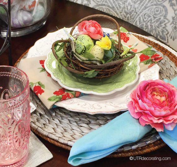 Easy Easter table setting ideas